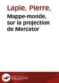 Mappe-monde, sur la projection de Mercator