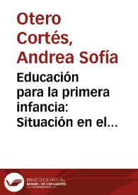 Educación para la primera infancia: Situación en el Caribe colombiano