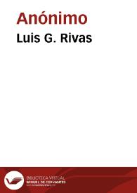 Luis G. Rivas