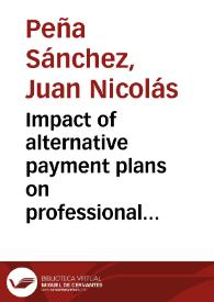 Impact of alternative payment plans on professional equity and daily distress of physicians = Impacto de los métodos de pago alternativos en la equidad profesional y el estrés laboral diario de los médicos