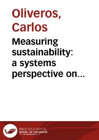 Measuring sustainability: a systems perspective on sustainability reporting frameworks = Midiendo la sostenibilidad: una perspectiva de sistemas sobre los esquemas de reportes de sostenibilidad