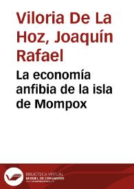 La economía anfibia de la isla de Mompox