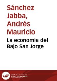 La economía del Bajo San Jorge