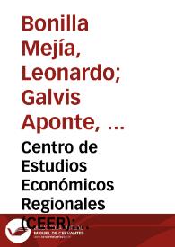 Centro de Estudios Económicos Regionales (CEER): veinte años de investigación sobre economía regional