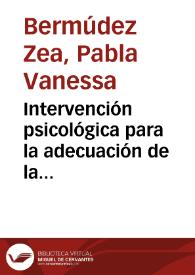 Intervención psicológica para la adecuación de la imágen corporal en patinadores artísticos colombianos = Psychological intervention for the adequacy of body image in Colombian figure skaters