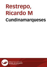 Cundinamarqueses