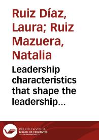 Leadership characteristics that shape the leadership style of leaders of financially sustainable social innovation projects: An exploratory study of the perceptions of project managers in the UK