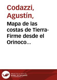 Mapa de las costas de Tierra-Firme desde el Orinoco hasta Yucatán. De las Antillas y la mayor parte de las Lucayas