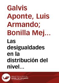 Las desigualdades en la distribución del nivel educativo de los docentes en Colombia