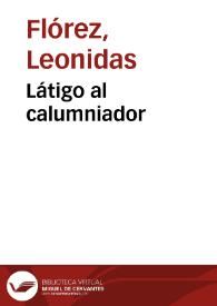 Látigo al calumniador