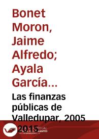 Las finanzas públicas de Valledupar, 2005 - 2015