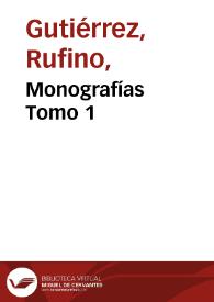 Monografías Tomo 1