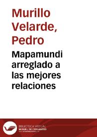 Mapamundi arreglado a las mejores relaciones