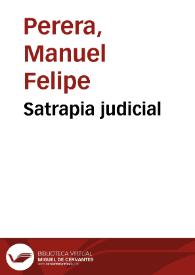 Satrapia judicial