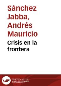 Crisis en la frontera