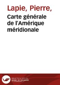 Carte générale de l'Amérique méridionale