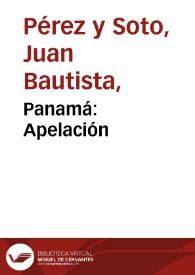 Panamá: Apelación