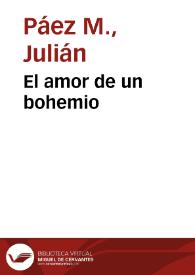 El amor de un bohemio