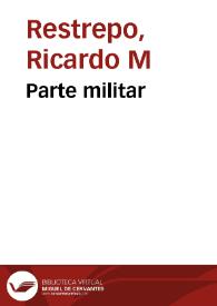 Parte militar