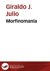 Morfinomanía