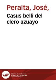 Casus belli del clero azuayo