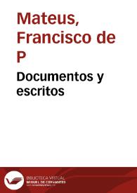 Documentos y escritos