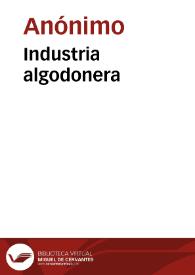 Industria algodonera