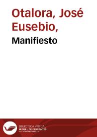 Manifiesto