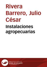 Instalaciones agropecuarias