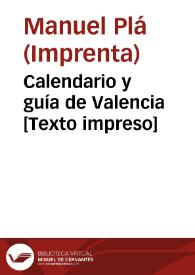 Calendario y guía de Valencia 