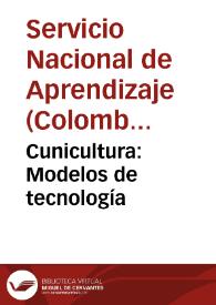 Cunicultura: Modelos de tecnología