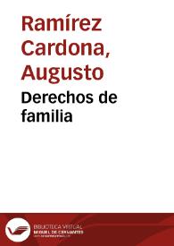 Derechos de familia