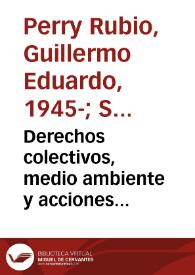 Derechos colectivos, medio ambiente y acciones populares