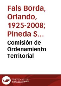 Comisión de Ordenamiento Territorial 