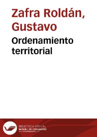 Ordenamiento territorial 