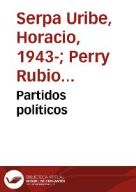 Partidos políticos