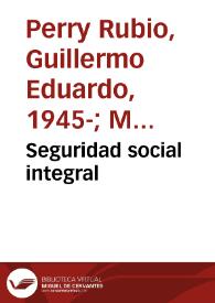 Seguridad social integral