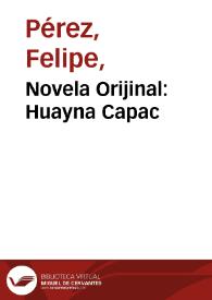 Novela Orijinal: Huayna Capac