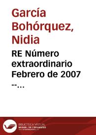 RE Número extraordinario Febrero de 2007 -- Preparándonos para competir: transformación productiva en América Latina