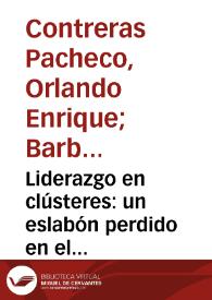 Liderazgo en clústeres: un eslabón perdido en el cuerpo de conocimiento académico