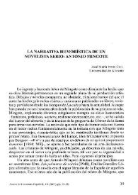 La narrativa humorística de un novelista serio: Antonio Mingote