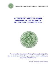 Favores que hizo Dios a Isabel de Trilles (¿? - Valencia, final siglo XVII). Una relación del padre Ginés Berenguer como muestra de la autobiografía femenina de la Edad Moderna