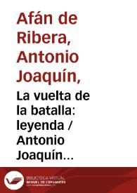 La vuelta de la batalla: leyenda