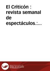 Título de la cubierta: El Criticón fallero. Número 17 - Año II -  marzo 1930