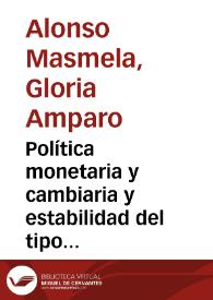 Política monetaria y cambiaria y estabilidad del tipo de cambio en algunos países emergentes: Hungría, Chile, China, Perú y Brasil