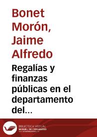 Regalías y finanzas públicas en el departamento del Cesar