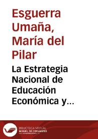 La Estrategia Nacional de Educación Económica y Financiera (ENEEF): una propuesta de implantación en Colombia