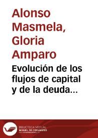 Evolución de los flujos de capital y de la deuda externa del sector privado en Colombia, 1990-2003