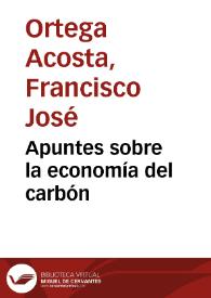 Apuntes sobre la economía del carbón