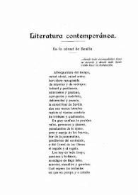 Literatura contemporánea. En la cárcel de Sevilla